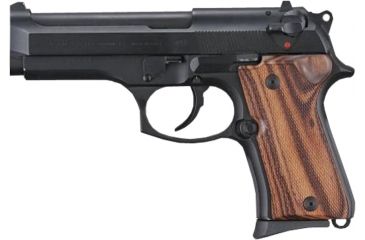 Image of Hogue Kingwood Checkered Grip - Beretta 92 Compact - 93611 