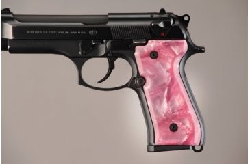 Image of Hogue Beretta 92 Pink Pearlized-Polymer 92518