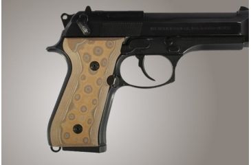 Image of Hogue Beretta 92FS G-10 - G-Mascus Tan 92167-TAN
