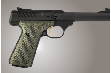 Image of Hogue Browning BuckMark Piranha Grip G-10 - G-Mascus Green 72138