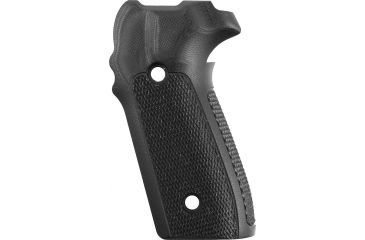 Image of Hogue Checkered G-10 Black Grip 28179