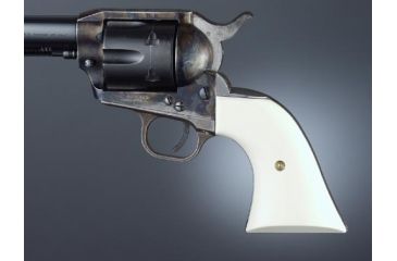 Image of Hogue Colt Single Action Ivory Polymer Cowboy Panels 50570