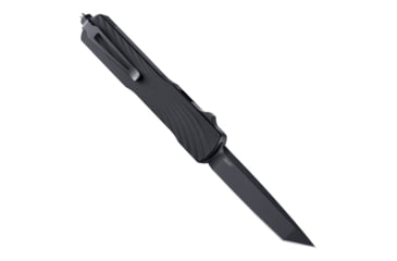 Image of Hogue Counterstrike OTF Automatic Knife, 3.35in, Hard Anodized Aluminum, Tanto, Black G10, Black G10, 34860