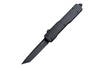 Image of Hogue Counterstrike OTF Automatic Knife, 3.35in, Hard Anodized Aluminum, Tanto, Black G10, Black G10, 34860