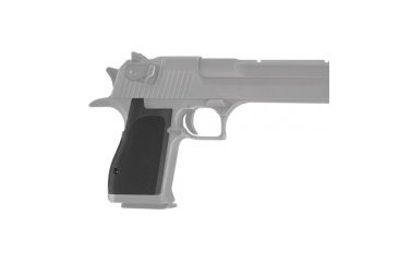 Image of Hogue Desert Eagle Checkered Aluminum - Matte Black Anodized 03170