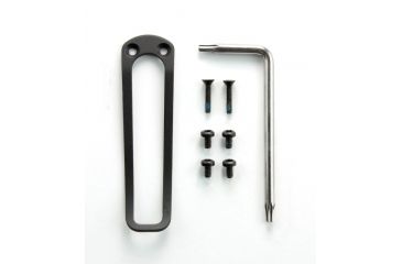 Image of Hogue EX-02 3.375in. or 3.75in. Folder Black Torx Screw and Clip Kit 34280