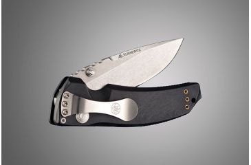 Image of Hogue EX-03 3.5in Folder Drop Point Blade Tumble Finish Polymer Frame - Matte Black 34370