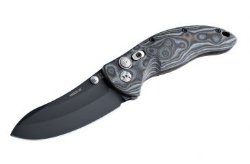 Image of Hogue EX-04 4in Folder Upswept Blade Black Finish G-10 Frame - G-Mascus Black/Gray 34459