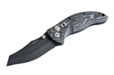 Image of Hogue EX-04 4in Folder Wharncliffe Blade Black Finish G-10 Frame - G-Mascus Black/Gray 34449