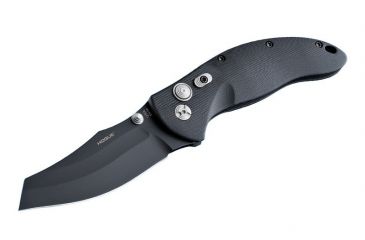 Image of Hogue EX-04 4in Folder Wharncliffe Blade Black Finish G-10 Frame - Solid Black 34440
