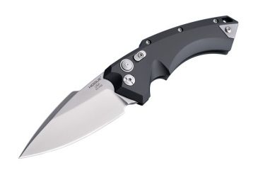 Image of Hogue Ex-a05 4inch Folder Cpm154 Spear Point Blade Tumbled Finish - Black Aluminum Frame - 34510