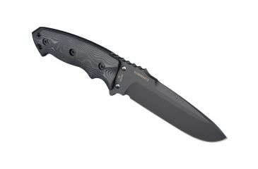 Image of Hogue EX-F01 Fixed Blade Knife w/ 5.5in Drop Point Blade &amp; G-10 G-Mascus Black Handle