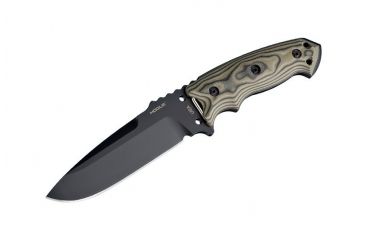 Image of Hogue EX-F01 Fixed Blade Knife w/ 5.5in Drop Point Blade &amp; G-10 G-Mascus Green Handle