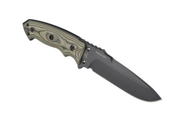 Image of Hogue EX-F01 Fixed Blade Knife w/ 5.5in Drop Point Blade &amp; G-10 G-Mascus Green Handle
