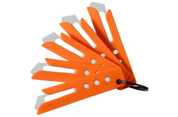 Image of Hogue Expel Blade Guard, Orange Nylon, High Carbon Steel Blade, 5 Guards &amp; 1 Key Ring, 167674