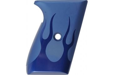 Image of Hogue SIG Sauer P230 P232 Flames Aluminum - Blue Anodized 30133