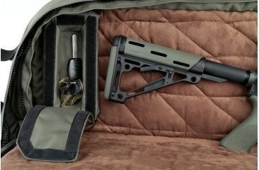Image of HOGUE Gear Extra Large Double Rifle Bag w/ Front Pocket and Handles, OD Green 10in. Tall 52in. Long 59491