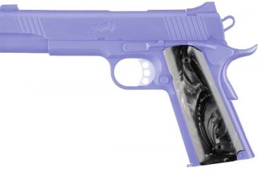 Image of Hogue Govt. Model Black Pearlized-Polymer Ambidextrous Safety Cut 45418