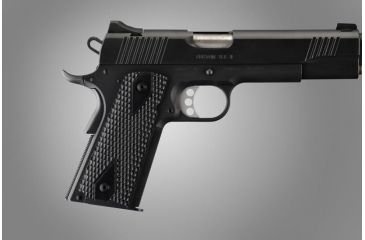 Image of Hogue Govt. G-10 3/16 Thin Piranha Grip Solid Black 01439