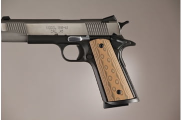 Image of Hogue Govt. Model S&amp;A Mag Well G-10 - G-Mascus Tan 45147-TAN