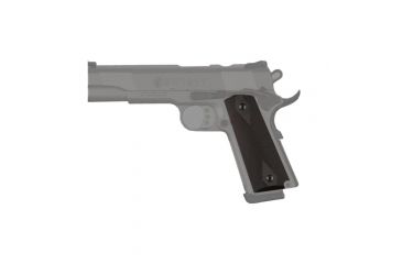 Image of Hogue Govt. Model Checkered Aluminum - Matte Black Anodized 45170