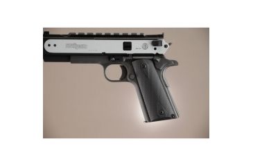 Image of Hogue Govt. Model Checkered G-10 - Black 45179
