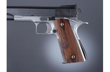 Image of Hogue Govt. Model Coco Bolo S&amp;A Mag.-Well Checkered 45871