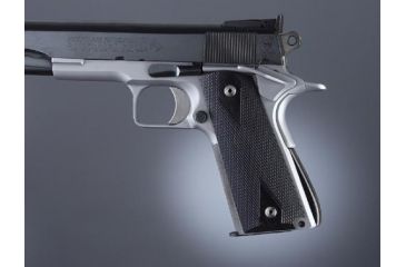 Image of Hogue Govt. Model Ebony Checkered 45219