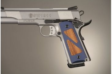 Image of Hogue Govt. Model Hybrid Aluminum - Matte Blue Anodized - Goncalo Insert 45183