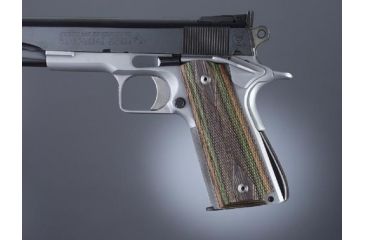 Image of Hogue Govt. Model Lamo Camo Checkered 45411