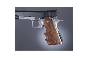 Image of Hogue Govt. Model Pau Ferro With Finger Grooves Checkered 45301