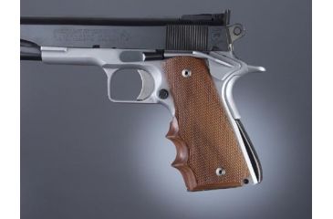 Image of Hogue Govt. Model Pau Ferro With Finger Grooves Checkered 45301