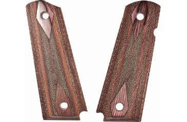 Image of Hogue Govt. Model Rose Laminate Ambi-Cut Checkered 45521