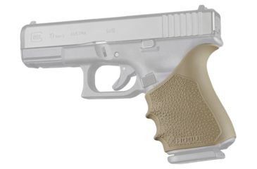 Image of Hogue HandAll Beavertail Grip Sleeve, Glock 19 Gen1/2/5, Flat Dark Earth, 17053