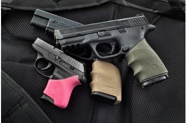 Image of Hogue Handall Hybrid Grip Sleeve, Desert Tan - Springfield XD 9mm / S&amp;W .40 / Sig .357 17303