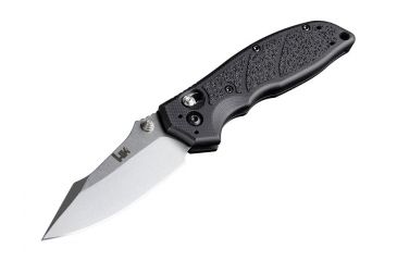 Image of USED Hogue HK Exemplar 3.25in Pivot Lock Folder Clip Point Blade, Tumbled Finish, G10 Scales, Black, 54156, EDEMO1