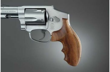 Image of Hogue J Frame Round Butt, Goncalo Checkered 60201