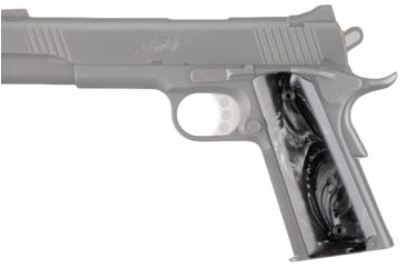 Image of Hogue Officers Black Pearlized-Polymer, Safety Cut, Ambidextrous 43418