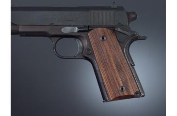 Image of Hogue Officers Model Kingwood Checkered 43611