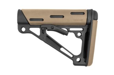 Image of Hogue Overmolded Collapsible Buttstock Commercial, Tan, 15350