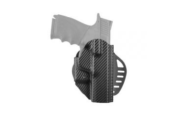 Image of Hogue Powerspeed ARS Stage 1 CarbonFiber Weave Hoslter, C12, S&amp;W M&amp;P 9, Right Hand 174055
