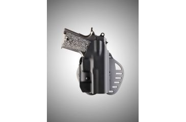 Image of Hogue Powerspeed PS-C15 Officer Model Colt 1911 Conceal Carry Right Hand Holster Black 52043