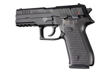 Image of Hogue Rex Zero 1 Grip, Piranha, G10 G-Mascus, Black/Grey 92127
