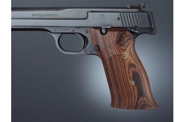 Image of Hogue S&amp;W 41 Kingwood Left hand thumb rest checkered 41671