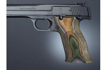 Image of Hogue S&amp;W 41 Lamo Camo Checkered 41411