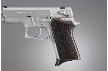 Image of Hogue S&amp;W 6906,Shorty 40, Rosewood Checkered 69911