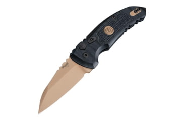 Image of Hogue SIG A01-MicroSwitch Emperor Scorpion Folder, 2.75in Wharncliffe Blade - FDE PVD Finish Solid Black G10 Frame, 16100