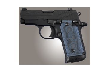 Image of Hogue Sig P238 Grips, G-10 G-Mascus Blue Lava 82099