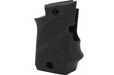 Image of Hogue Sig P938 Rubber Grip, Ambidextrous, w/Finger Grooves Black 109739