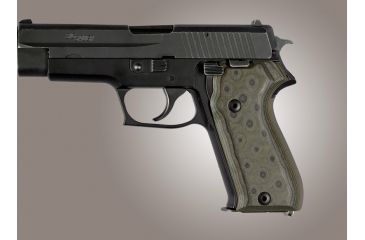 Image of Hogue SIG Sauer P220 European G-10 - G-Mascus OD Green Camo 21168